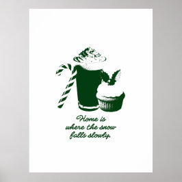 Winter illustration  poster