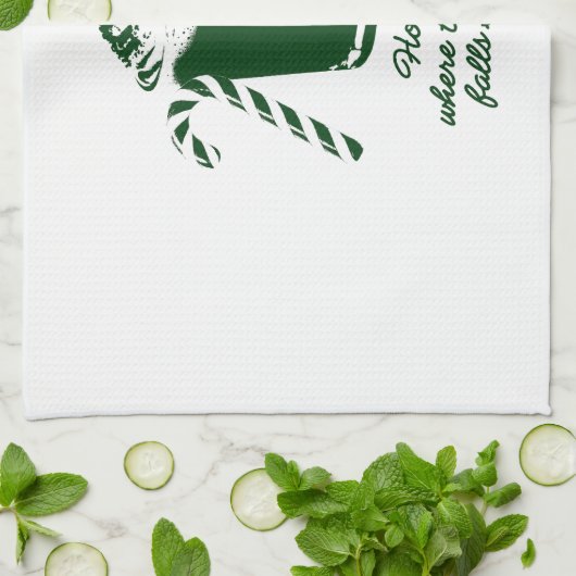 Winter illustration Towel Theedoek (Gevouwen)