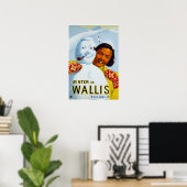Winter im Wallis, Schweiz, Ski Poster (Thuiskantoor)