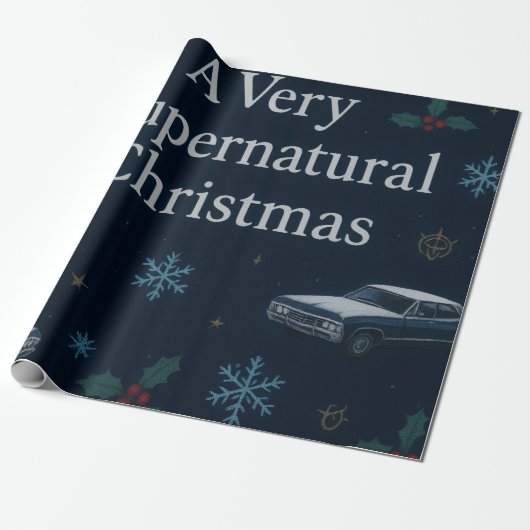 Winter Impala – Supernatural Editie Cadeaubon Cadeaupapier (Uitgerold)