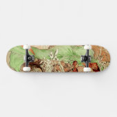 Winter In A Green Cape door Alphonse Mucha Persoonlijk Skateboard (Horizontaal)