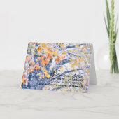 WINTER IN AUTUMN Greeting Card Bedankkaart (Voorkant)