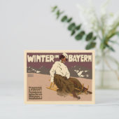 Winter in Bayern Briefkaart (Staand voorkant)