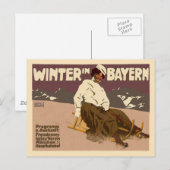 Winter in Bayern Briefkaart (Voorkant / Achterkant)