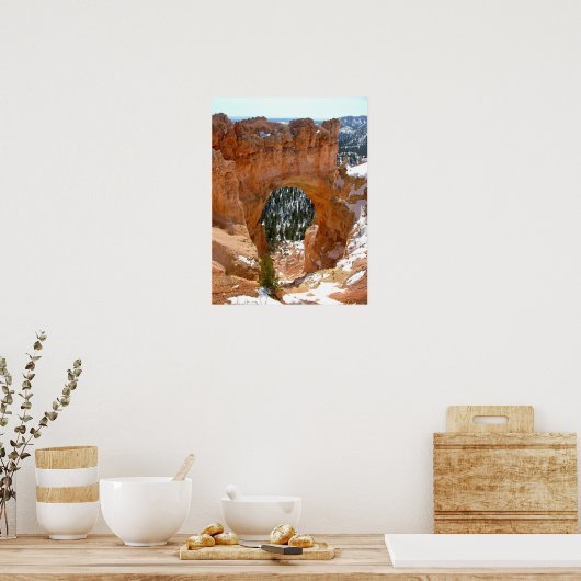 Winter in Bryce Canyon National Park Poster (Keuken)