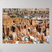 Winter in Bryce Canyon, Sunset Point, print (Voorkant)