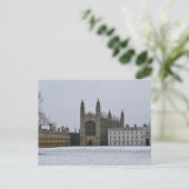 Winter in Cambridge, Verenigd Koninkrijk Briefkaart (Staand voorkant)