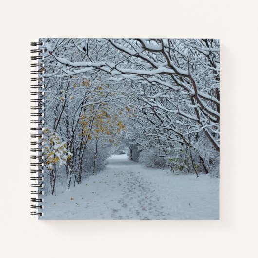 Winter in Canada Notitieboek (Voorkant)