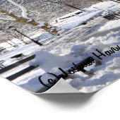 Winter in Central Park, New York City Poster (Hoek)