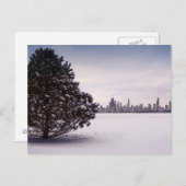 Winter in Chicago Briefkaart (Voorkant / Achterkant)