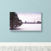 Winter in Chicago - Canvas Afdruk (Insitu (Houten vloer))
