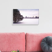Winter in Chicago - Canvas Afdruk (Insitu (Woonkamer))