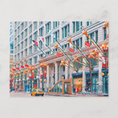 Winter in Chicago, Feestdagenkaart (Voorkant)