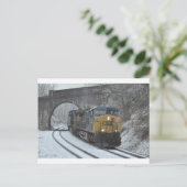 Winter in Clarksville Briefkaart (Staand voorkant)