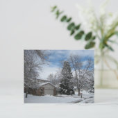 Winter in Colorado Briefkaart (Staand voorkant)
