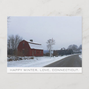 Winter in Connecticut Briefkaart