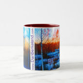 Winter in Dalarna Tweekleurige Koffiemok (Center)