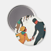 Winter in Davos Magneet (Voorkant / Achterkant)