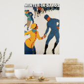 Winter in Davos Poster (Keuken)