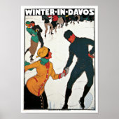 Winter in Davos Poster (Voorkant)