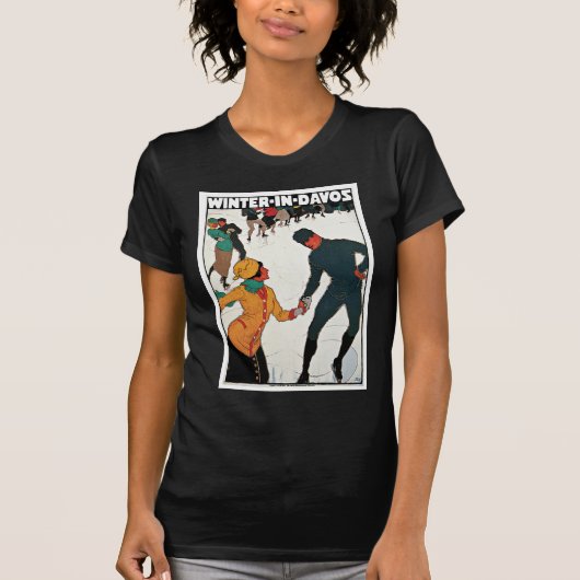 Winter in Davos T-shirt (Voorkant)