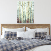 Winter in de Aspen Grove Canvas Afdruk (Insitu (Slaapkamer))