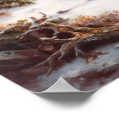 Winter in de bergen poster (Hoek)