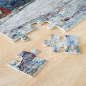 Winter in de Connecticut Hills (door Childe Hassam Legpuzzel (Zijkant)