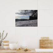 Winter in de Gorce-bergen Poster (Keuken)