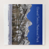 Winter in de Grand Teton Mountains Schilderachtig Legpuzzel (Horizontaal)
