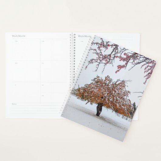 Winter in de herfstplanner planner (Display)