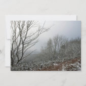 Winter in de Macclesfield Forest Card Bedankkaart (Voorkant)