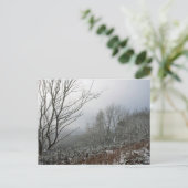 Winter in de Macclesfield Forest Card Briefkaart (Staand voorkant)