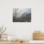 Winter in de Macclesfield Forest Card Poster (Keuken)