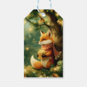 Winter in de Pijnbomen Cadeaulabel (Achterkant)