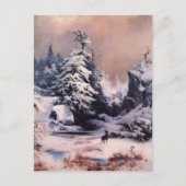 Winter in de Rockies - 1867 Briefkaart (Voorkant)
