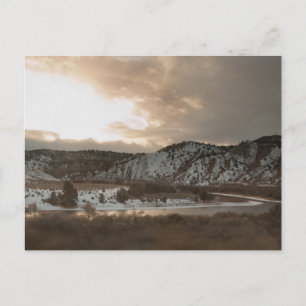 Winter in de Rockies Briefkaart