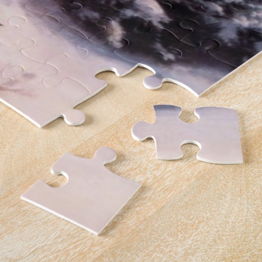 Winter in de Rocky Mountains (door Thomas Moran) Legpuzzel (Zijkant)