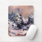 Winter in de Rocky Mountains (door Thomas Moran) Muismat (Met muis)