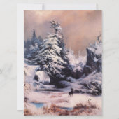 Winter in de Rocky Mountains Kaart (Voorkant)