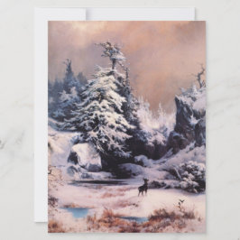 Winter in de Rocky Mountains Kaart