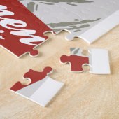 Winter in de  skisreis van Zweisimmen en Legpuzzel (Zijkant)