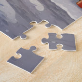  winter in de stad legpuzzel (Zijkant)