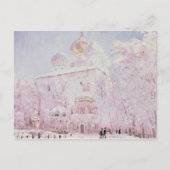 Winter in de Trinity-St. Sergius Lavra Briefkaart (Voorkant)