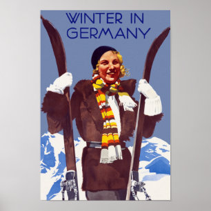 Winter in Duitsland Poster