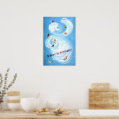Winter in Duitsland Poster (Keuken)