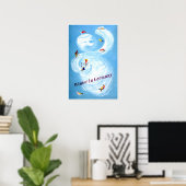 Winter in Duitsland Poster (Thuiskantoor)