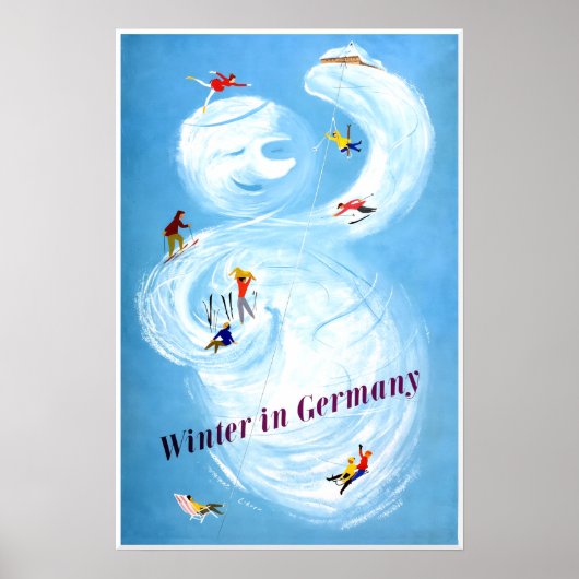 Winter in Duitsland Poster (Voorkant)