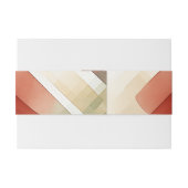 Winter in een Evergreen Forest Belly Band Uitnodigingen Wikkel (Achterkant Voorbeeld)