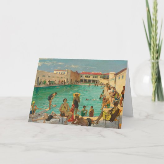 Winter in Florida | Sir John Lavery Kaart (Voorkant)